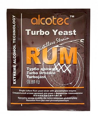 Спиртовые дрожжи "Alcotec" Rum Turbo, 70 гр
