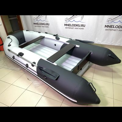 Моторная лодка Таймень NX 3400 НДНД PRO светло-серый/черный