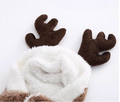 Плюшевый костюм Оленя для собак и кошек