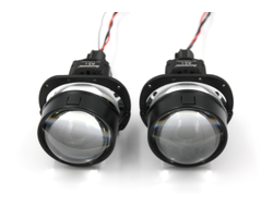 Билед модули Aozoom A5+ 2025 2.5 дюйма, 2 чипа, 5500K, 12V, 59W/52W, съемное гаечное крепление (комплект, 2шт)