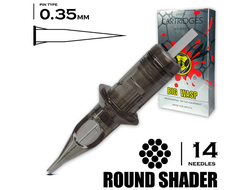 14RS/0,35 mm - Round Shader "BIG-WASP"(PRESTIGE GREY)