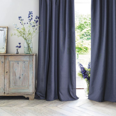 Шторы Рогожка Индиго