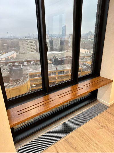 Парящие подоконники  из дуба, масло Saicos 3428