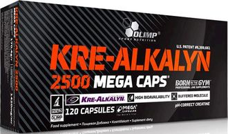 (Olimp) Kre-Alkalyn 2500 Mega Caps - (120 капс)