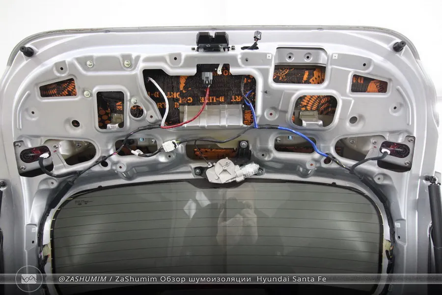 Фото отчет шумоизоляции Hyundai Santa Fe