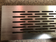 Решетка вентиляционная 02C, 500х80 мм, никель шлифованный
