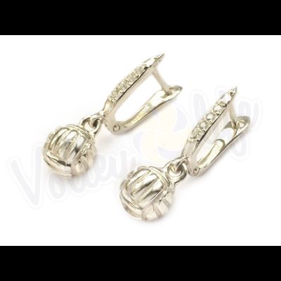 Серьги с английским замком "Волейбол"