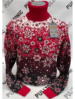 Мужской свитер Снежинки 04