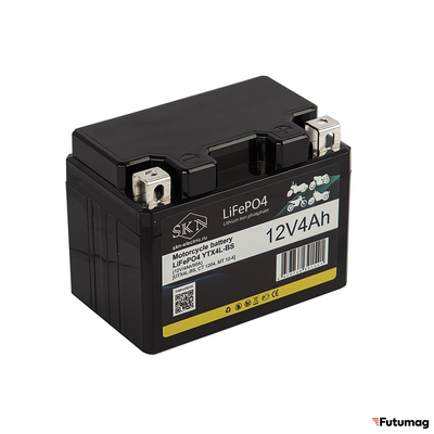 Аккумулятор для мототехники SKN LiFePO4 YTX4L-BS (12V/4Ah/50A)