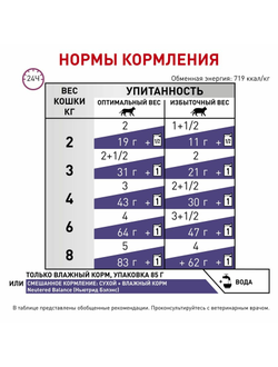 Royal Canin (Роял Канин) Neutered Maintenance Влажный корм (пауч) для взрослых кошек с момента стерилизации и кастрации до 7 лет, 85 г