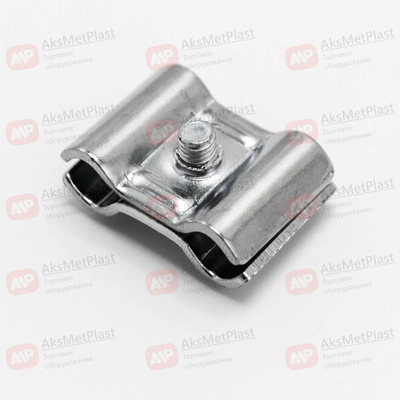 MS12 Соединитель двух решеток цвет: хром (крепеж сетка-сетка)