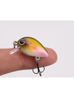 Воблер SeaskyFishing NANO 25мм/ 1,8г/ 0-0,3м/ ЦВЕТ 01 (уп-ка пакет)