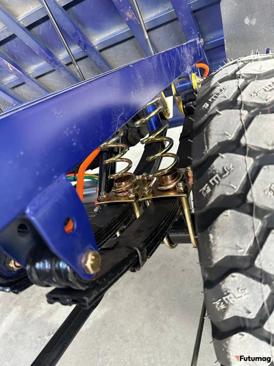 Электротрицикл грузовой ASL D4 CAB 1800 72V 68Ah