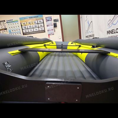 Моторная лодка Таймень NX 3800 НДНД PRO MAX фальшборт желтый/графит