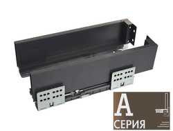 Комплект ящика серии A, 84х350мм, АНТРАЦИТ, Soft-Close,  (690-8435-09)  TALISMAN *
