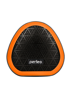 Perfeo Bluetooth-колонка «TRIANGLE» FM, MP3 microSD, AUX, TWS, мощность 6Вт, 800mAh, черная/оранжевая