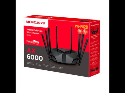 Wi-Fi роутер Mercusys MR90X (AX6000) Черный