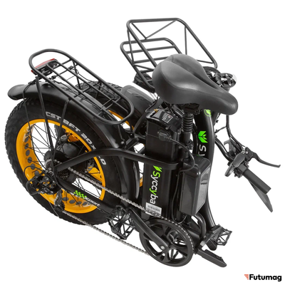 Электровелосипед Syccyba H2 (F11) DUAL 20AH желтый