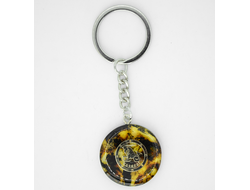 Брелок из натурального янтаря "Козерог"