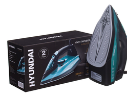 Утюг Hyundai H-SI01124 черный/зеленый
