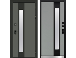 Дверь Арктика Термо с панелью грей софт