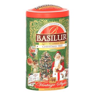 Чай Basilur ВИНТАЖ Рождественская ель, CHRISTMAS TREE 100г х 6 х 36