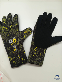 Перчатки неопреновые 5мм AquaDiscovery "Camo" ОП р.M