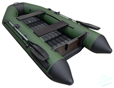 Лодка ПВХ Мастер Лодок Аква НДНД 2800 Зелёный / Чёрный