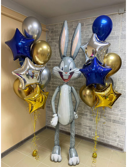 Набор шаров с ходячей фигурой Багз Банни