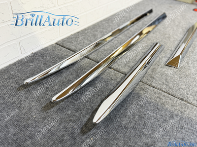 Молдинги Lexus LX 2016+ узкие хром