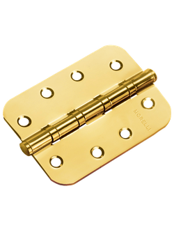 Петля MORELLI стальная универсальная скругленная MS-C 100X70X2.5-4BB SG Цвет - Матовое золото