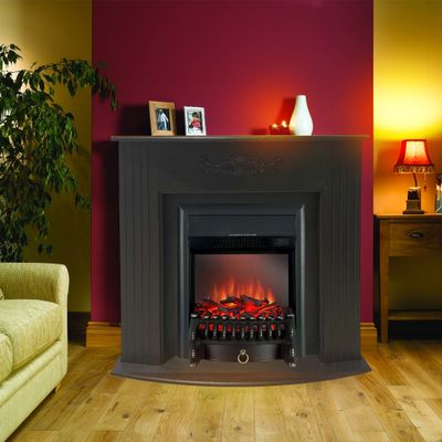 Электрокамин Лион BL с очагом Fobos