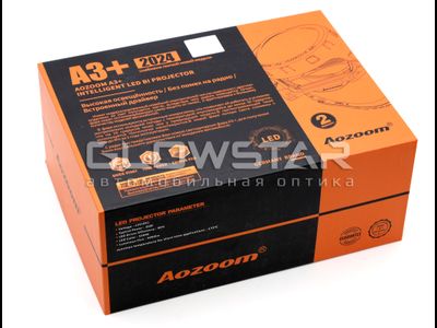 Билед модули Aozoom A3+ 2024 Original, 3.0 дюйма, 35w, 9-16v, крепление 3R, драйвер встроенный (комплект, 2шт)