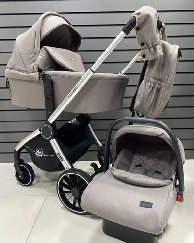 Детская коляска 3 в 1 Luxmom 780 Серый