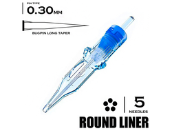 5 RLLT / 0,30mm - Round Liner Long Taper "EMALLA ELIOT"