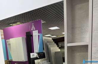 ТУМБА-УМЫВАЛЬНИК "ПРАГА-120" ДУБ БЕЛЫЙ С СЕРОЙ СТОЛЕШНИЦЕЙ, С РАКОВИНОЙ COMFORTY T-Y9378 + ЗЕРКАЛО-ШКАФ "ПРАГА-120" ДУБ БЕЛЫЙ