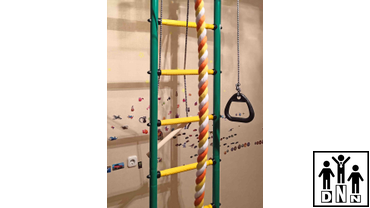 Домашний спортивный комплекс ROMANA пристенный с регулировкой зеленый