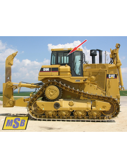 Форточка у лобового на Cat D9R, Cat D10R, Cat D11R