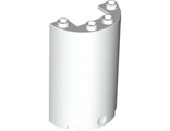 Cylinder Half 2 x 4 x 5 with 1 x 2 Cutout, White (85941 / 4549276)