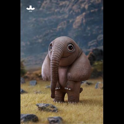 Маленький слоник - Коллекционная фигурка 1/6 Little Elephant in the Afternoon (JXK282B) - JXK