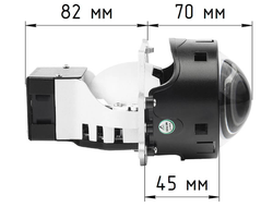 Билед модули Aozoom Gen5 Laser (AAPD-05) 5 поколение, 3.0 дюйма, 2 чипа + Лазер, 5500K, 12V, 50W/56W, крепление 3R (Комплект, 2шт)