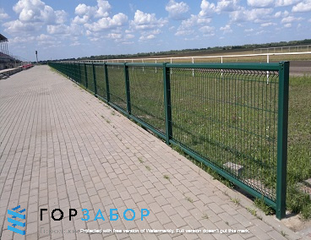 Ограждение газонное в цинке! Оцинкованное! Из 3Д панелей. Цена. Купить ...