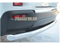 Защита заднего бампера (радиус) d60 для Toyota Highlander (2010-2014)