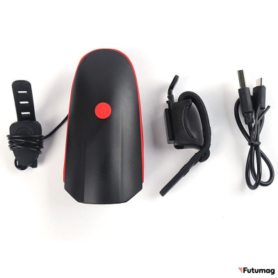 Фонарь светодиодный + Гудок универсальный для Электросамокатов Gree 8588