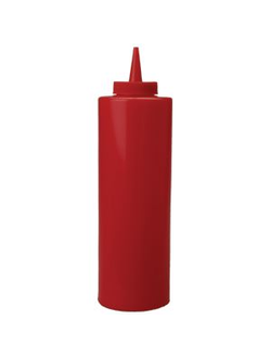 Ёмкость для соуса 250 мл, d 52 мм, h 171 мм, красная