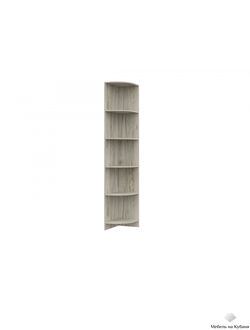 Гармония ПУ 601 Угловое окончание Крафт белый/Крафт серый