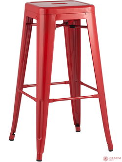 Стул барный TOLIX красный глянцевый