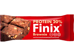 Батончик финиковый с протеином, арахисом и какао "Brownie", 30г (Finix)