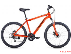 Велосипед FORWARD HARDI 26 2.1 disc (рост 18") оранжевый/черный