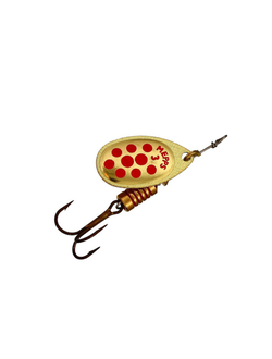 Блесна Mepps AGLIA OR POINTS ROUGE №2 (4,5гр.) 3шт.